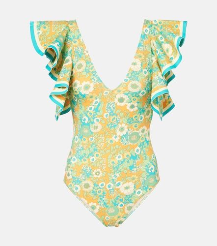 Alémais Costume intero Cristina con stampa e volant - Alemais - Modalova