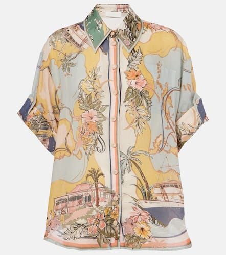 Tallow floral ramie shirt - Zimmermann - Modalova