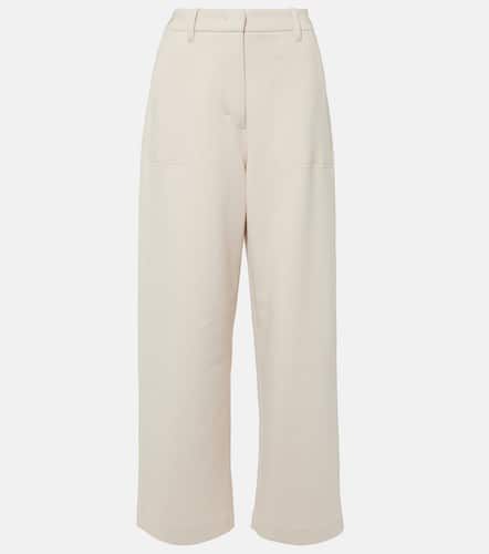 Cupola cotton-blend jersey wide-leg pants - 'S Max Mara - Modalova