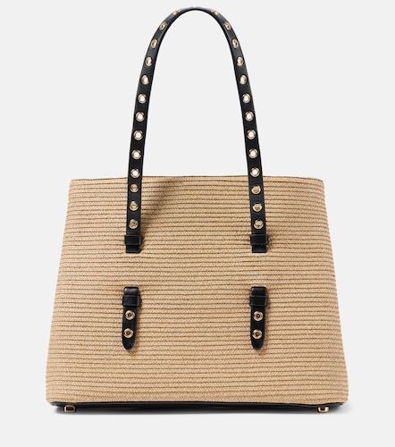 Alaïa Bolso Mina 25 Medium de paja de papel - Alaia - Modalova