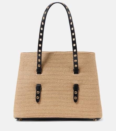 AlaÃ¯a Mina 25 Medium paper straw tote bag - Alaia - Modalova