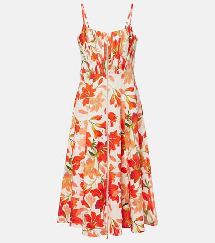 Tranquillity floral linen midi dress - Zimmermann - Modalova