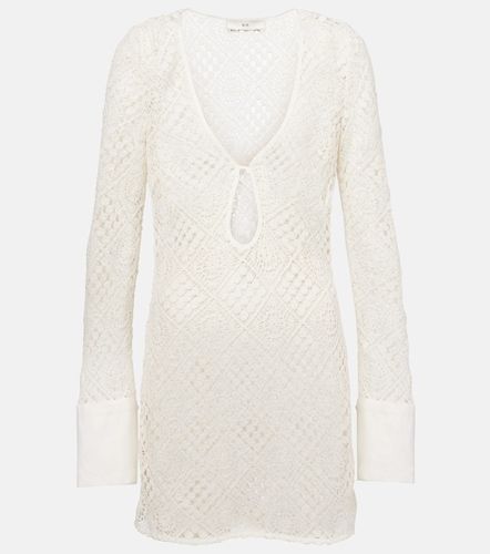 SIR Rayure crochet cotton minidress - SIR - Modalova