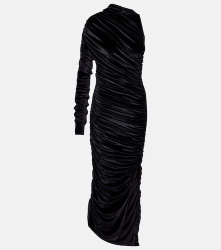 Abito lungo asimmetrico in velluto - Mugler - Modalova