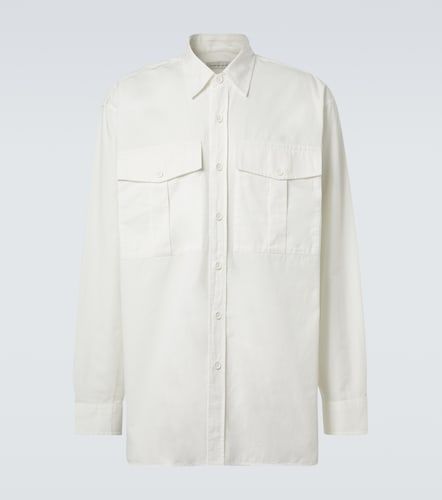 Camisa oversized de sarga de algodón - Dries Van Noten - Modalova