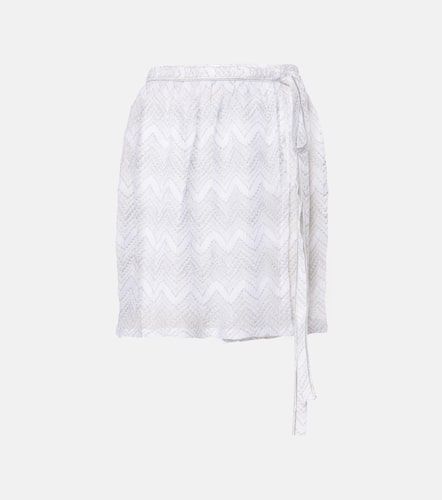 Gonna a portafoglio in lamé a zig zag - Missoni - Modalova