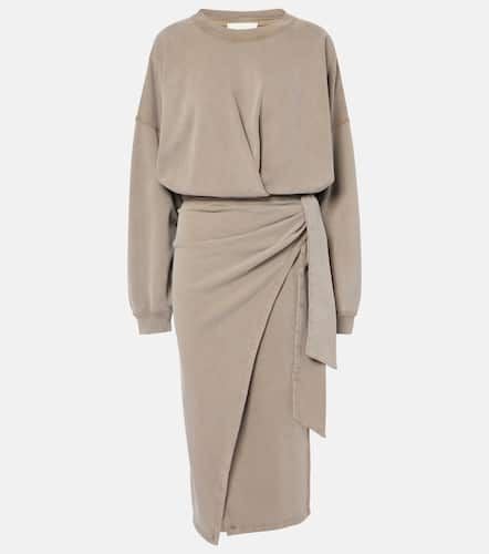 Sandrina draped cotton midi dress - Marant Etoile - Modalova