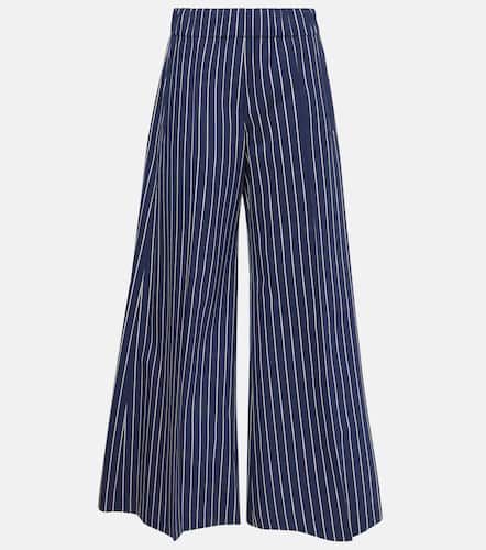 Cotton and silk wide-leg pants - Brunello Cucinelli - Modalova