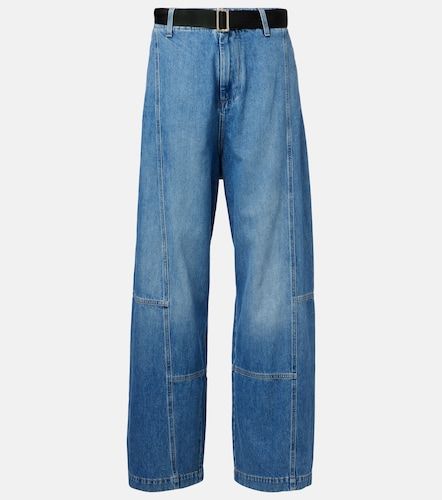 Pantalones anchos de tiro alto - Plan C - Modalova