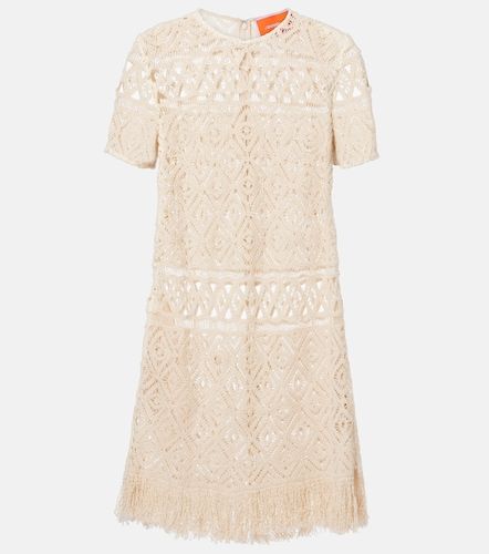 Lacey macrame cotton minidress - La DoubleJ - Modalova