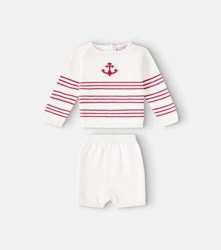 Bebé - set de jersey y shorts de algodón - La Coqueta - Modalova