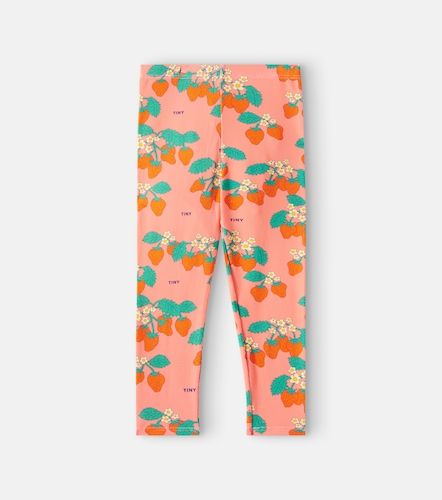 Strawberries printed leggings - Tinycottons - Modalova