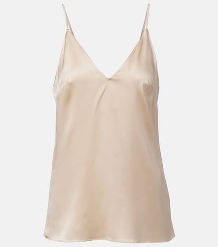 Camisole in raso di misto seta - Brunello Cucinelli - Modalova