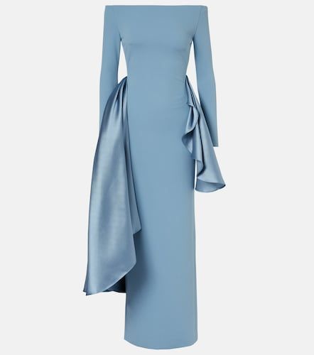 Kiana draped off-shoulder gown - Solace London - Modalova
