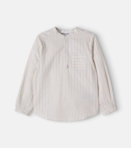 Camisa Claude de popelín de algodón a rayas - Bonpoint - Modalova