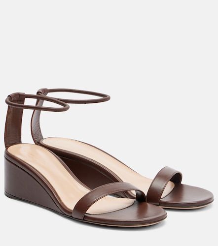 Wedge-Sandalen aus Leder - Gianvito Rossi - Modalova