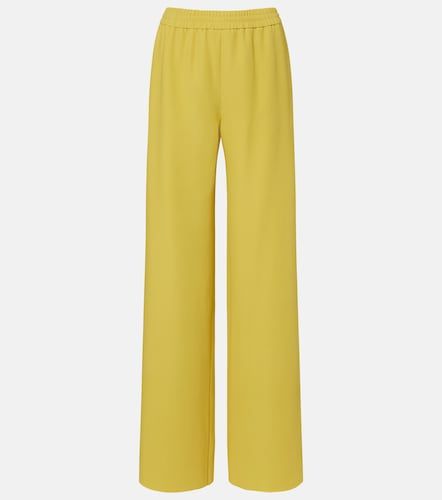 Pantaloni in seta a gamba larga - Valentino - Modalova
