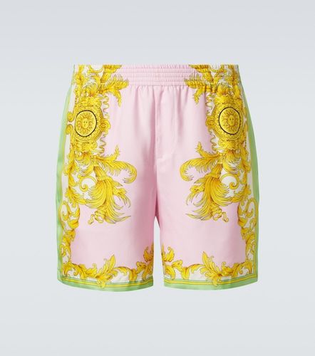 Versace Printed silk shorts - Versace - Modalova