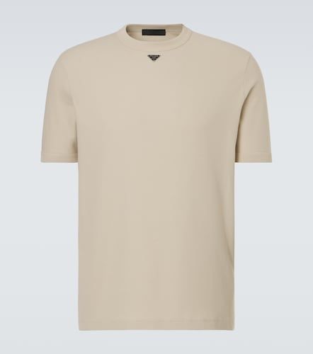 Prada Logo cotton T-shirt - Prada - Modalova