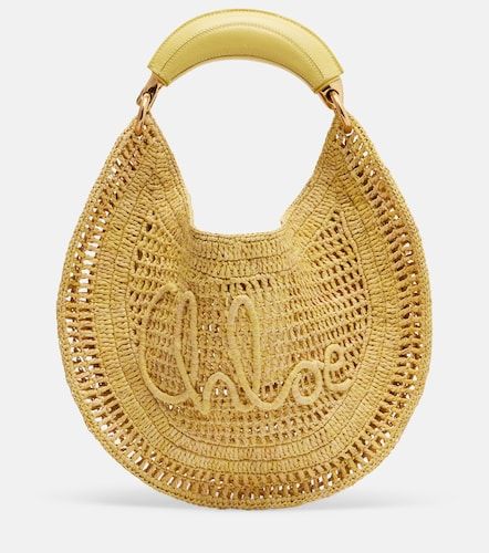 Summer Banana raffia shoulder bag - Chloe - Modalova