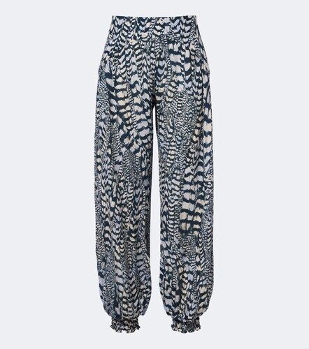 Pantalones globo Whispered Motion de seda - Johanna Ortiz - Modalova