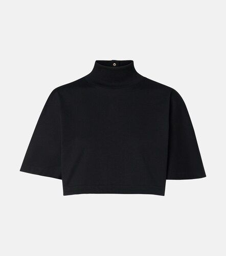 Alaïa Camiseta cropped de jersey de algodón - Alaia - Modalova