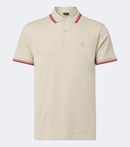 Polo in piqué di misto cotone - Gucci - Modalova