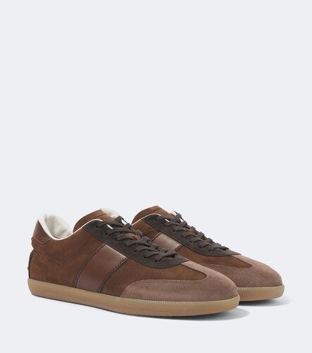 Tabs leather and suede sneakers - Tod's - Modalova
