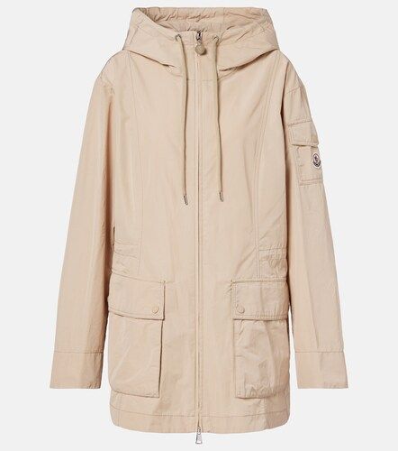 Parka Leandro in popeline tecnico - Moncler - Modalova