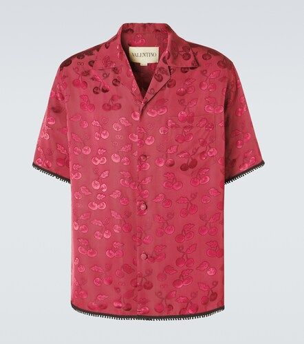 Camisa bowling Cherryfic de jacquard estampada - Valentino - Modalova