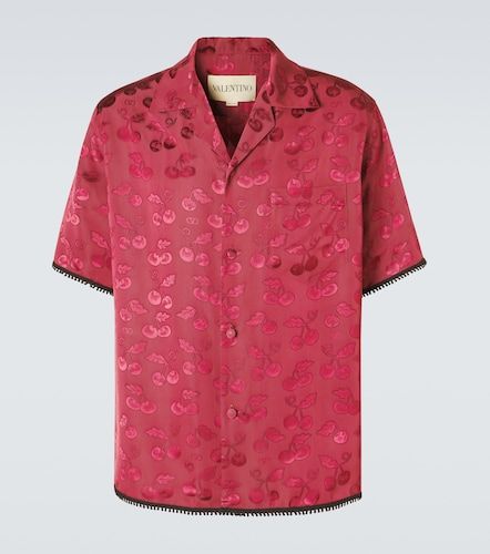 Cherryfic jacquard bowling shirt - Valentino - Modalova