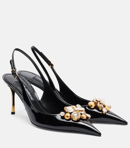 Pumps slingback in vernice - Dolce&Gabbana - Modalova