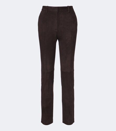 Schmale Hose Coleman aus Veloursleder - Joseph - Modalova