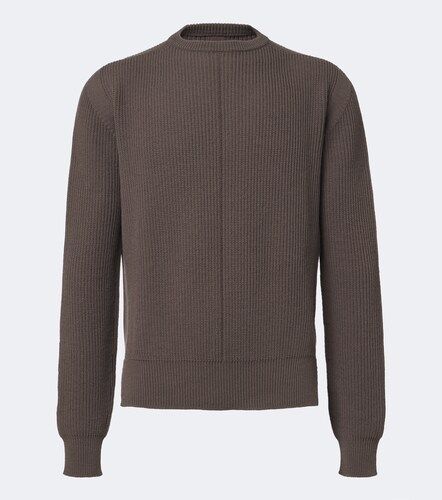 Pullover in lana vergine in maglia a coste - Rick Owens - Modalova