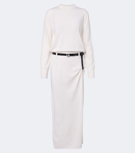 Belted wool and cashmere sweater dress - Coperni - Modalova