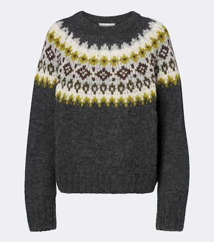 Pullover Fair Isle in misto alpaca e lana - Velvet - Modalova