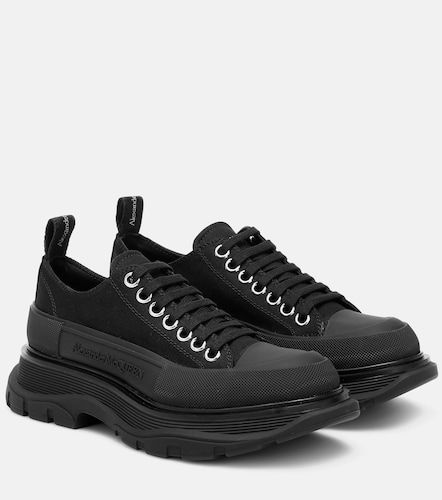 Tread Slick leather sneakers - McQueen - Modalova