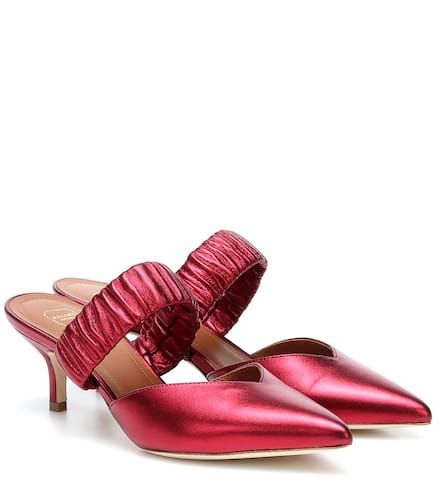 Matilda 45 metallic leather mules - Malone Souliers - Modalova