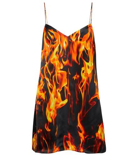 Vestido corto con estampado - Vetements - Modalova