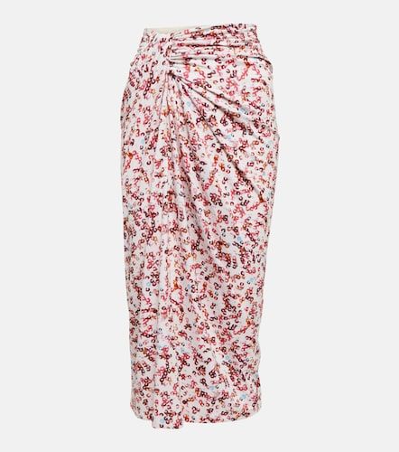Falda midi Jeldia de jersey estampada - Marant Etoile - Modalova