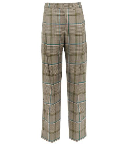 Checked straight leg pants - Victoria Beckham - Modalova