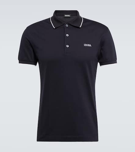 Zegna Cotton-blend polo shirt - Zegna - Modalova