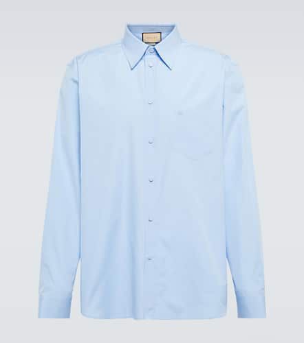 Camicia GG in popeline di cotone - Gucci - Modalova