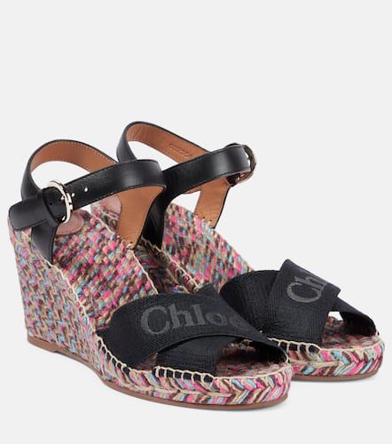 Chloé Espadrillas con zeppa Piia in pelle - Chloe - Modalova