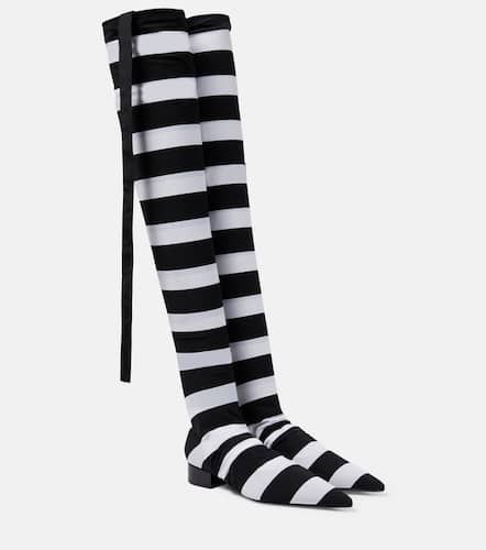 Portofino striped over-the-knee boots - Dolce&Gabbana - Modalova