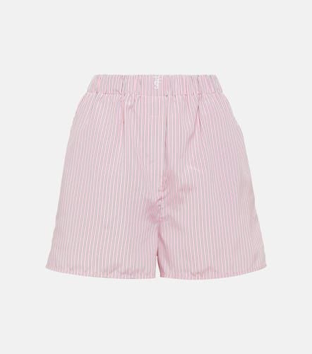 Lui striped crÃªpe shorts - The Frankie Shop - Modalova