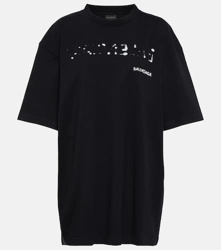 Cotton-blend jersey T-shirt - Balenciaga - Modalova