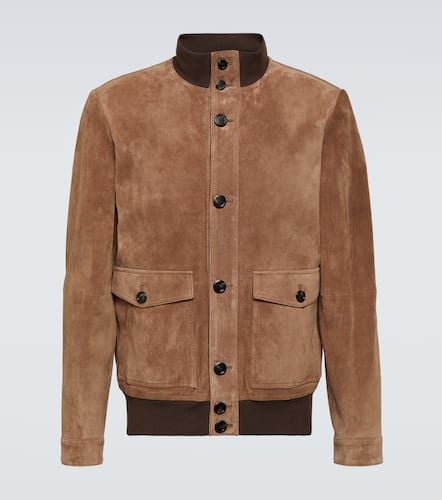 Tod's Suede bomber jacket - Tod's - Modalova