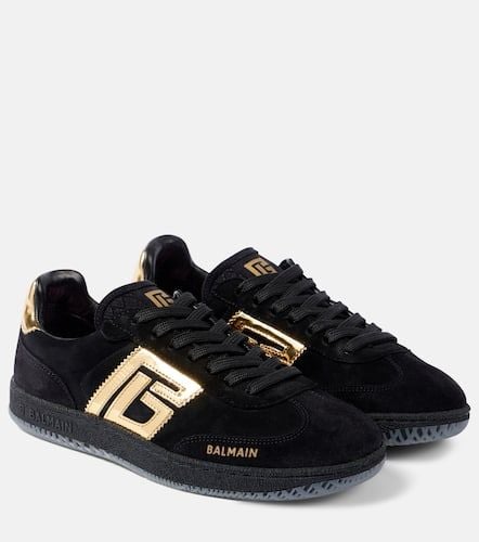 Sneakers Swan aus Veloursleder - Balmain - Modalova