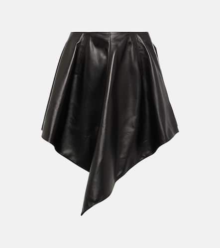 AlaÃ¯a Asymmetric leather miniskirt - Alaia - Modalova